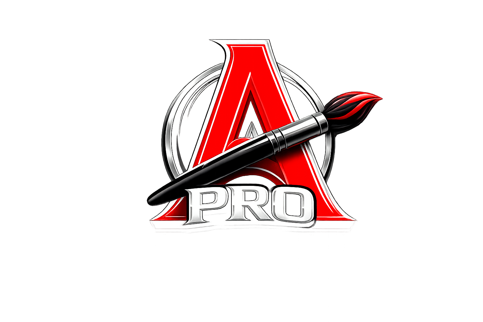 ARTSITE PRO logo — red paintbrush A mark, artist business-building system