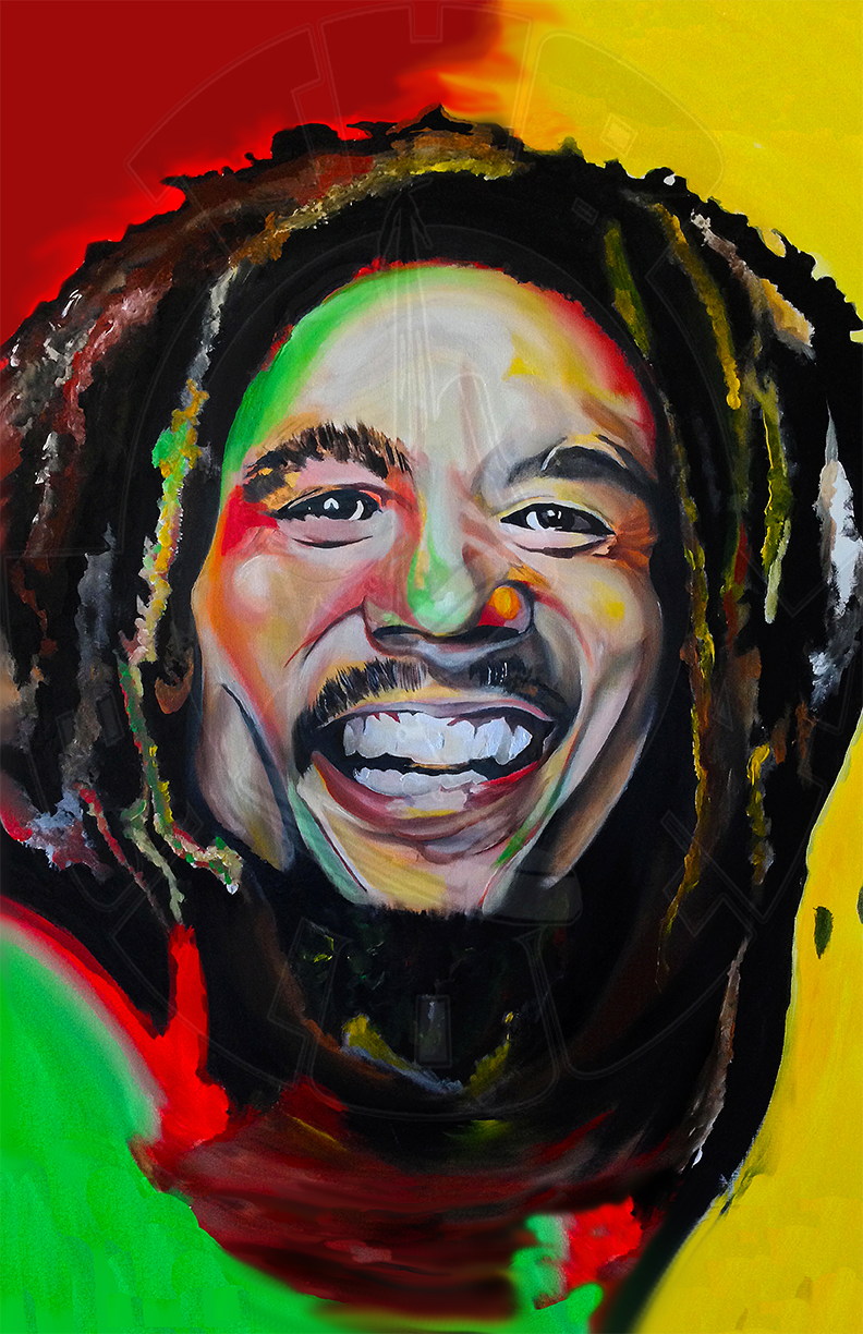 🔴 BOB MARLEY • 24x36" PRINT