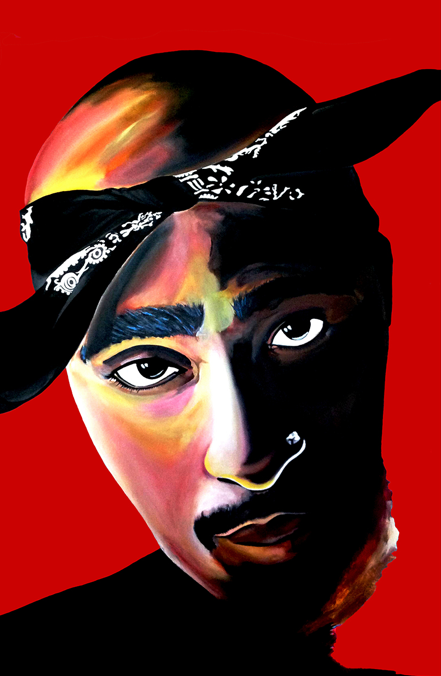 Tupac (2Pac) artwork by SAVO | Hip-hop fine art print