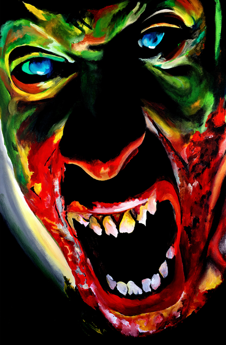 ZOMBIE original artwork by SAVO