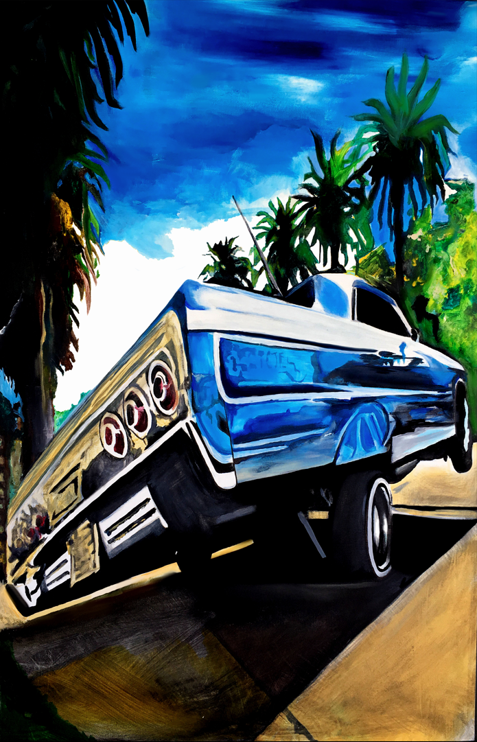 California Cruise | Low Low Original Painting by SAVO